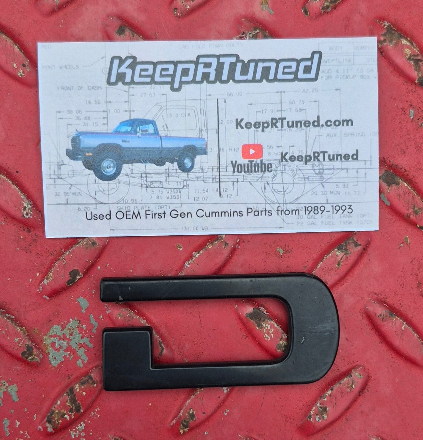 Grille Letters (Choose Which One) 91-93 Dodge Ram 1st Gen Cummins (Read)