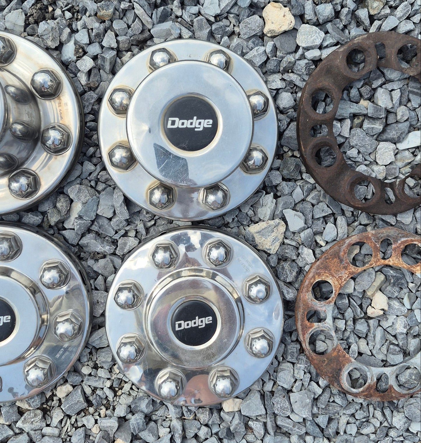 Dealer Option Wheel Caps Dually D350
