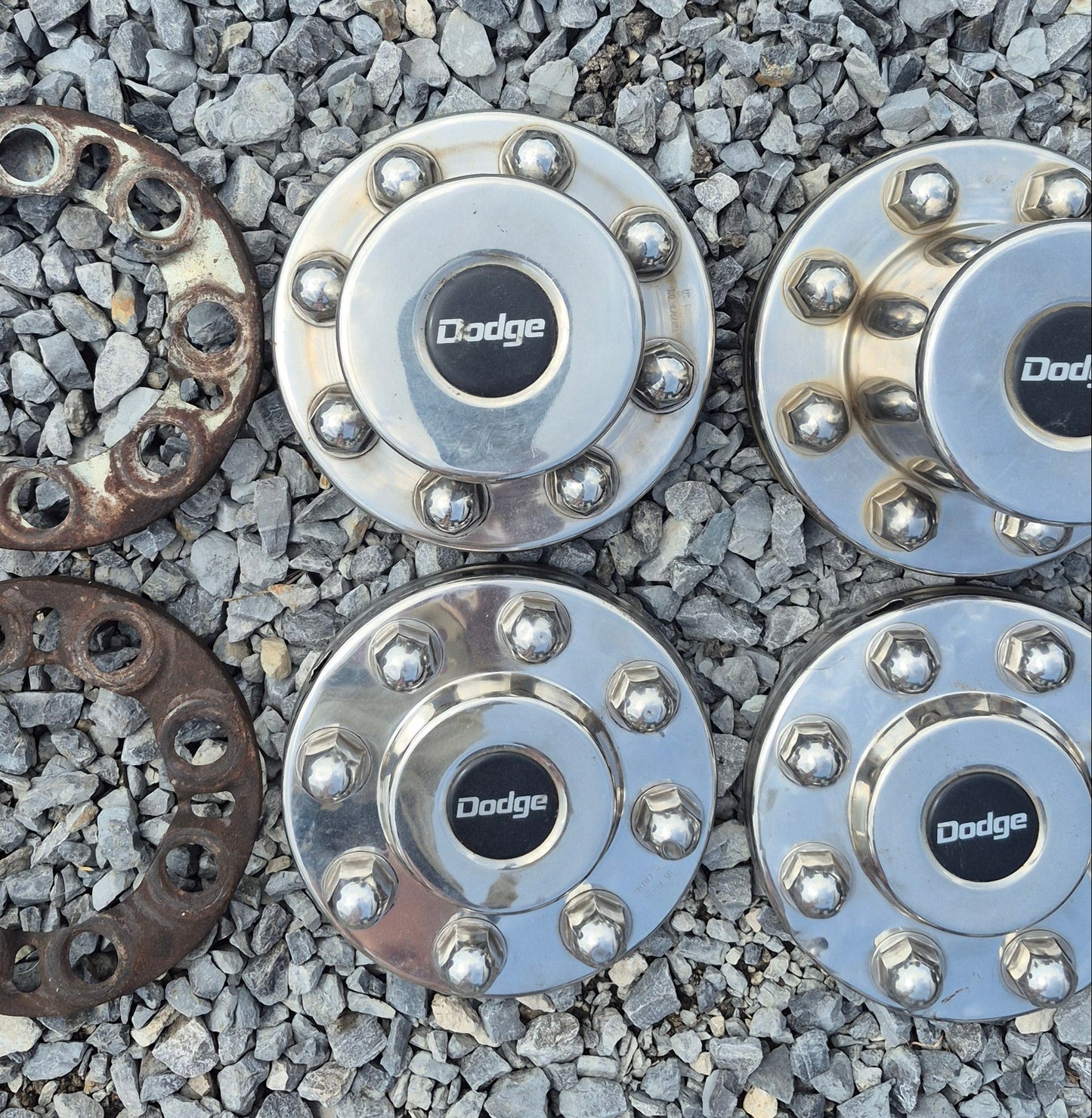 Dealer Option Wheel Caps Dually D350
