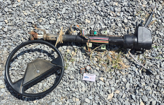 Steering Column 89-90 Cummins Automatic With Tilt and Cruise Column First Gen Cummins and Matching Door Locks