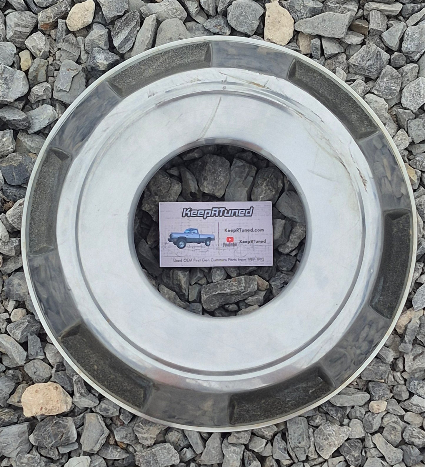 Dog Dish Hubcap For 4x4 W250 Dana 60 89-90 Dodge Ram 1st Gen Cummins