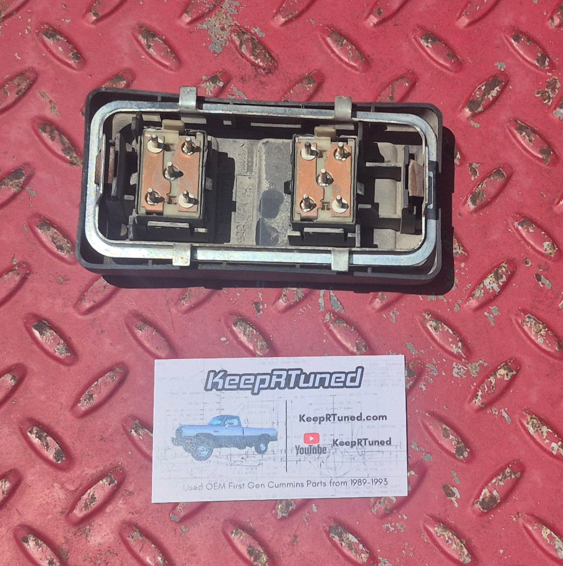 Power Door Lock Switch Bezel Passenger Grey