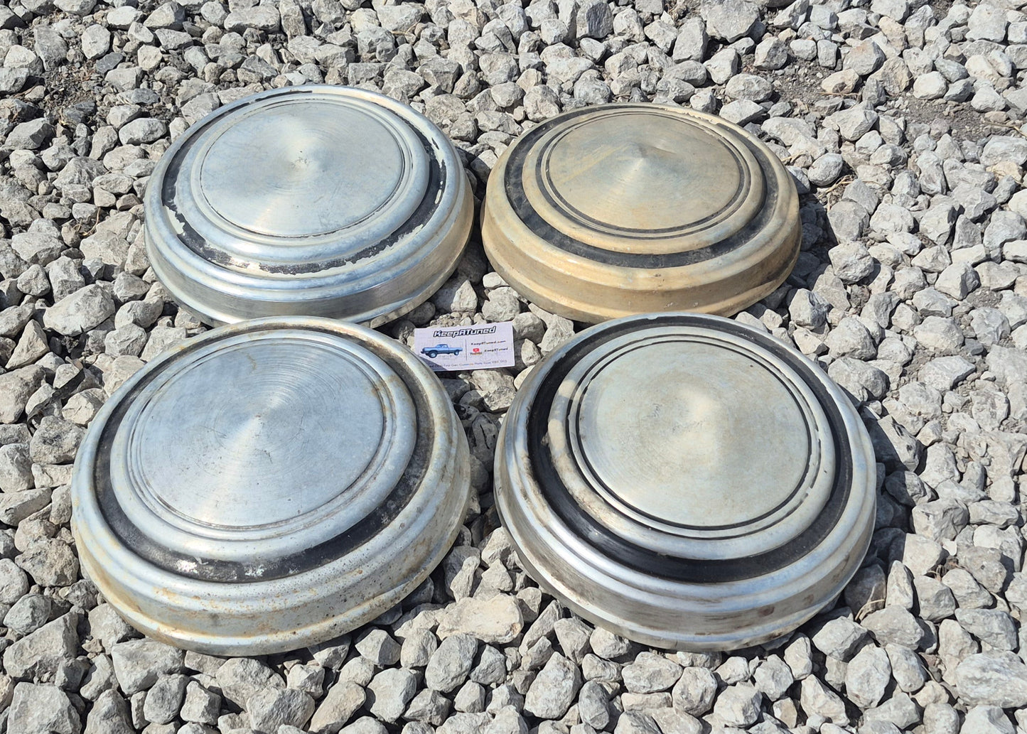 Dog Dish Hub caps 1980-1994 Ram 2WD 3/4 1 Ton D250 D350 (Set of 4)