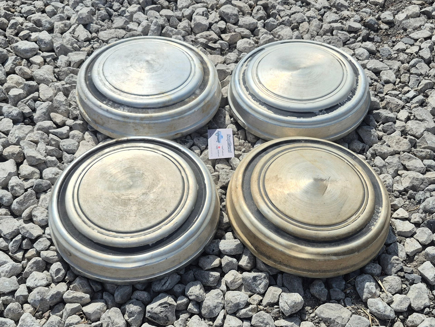 Dog Dish Hub caps 1980-1994 Ram 2WD 3/4 1 Ton D250 D350 (Set of 4)
