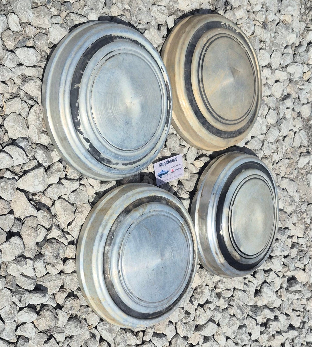 Dog Dish Hub caps 1980-1994 Ram 2WD 3/4 1 Ton D250 D350 (Set of 4)