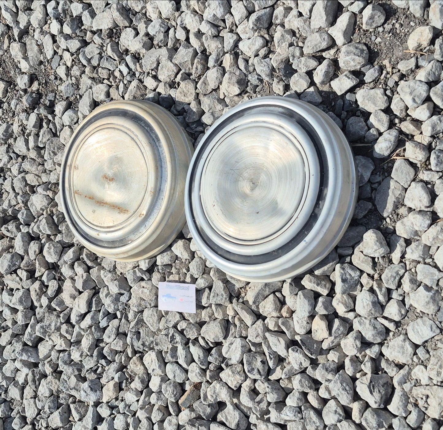 Dog Dish Hub caps 1980-1994 Ram 2WD 3/4 1 Ton D250 D350 (Set of 2)