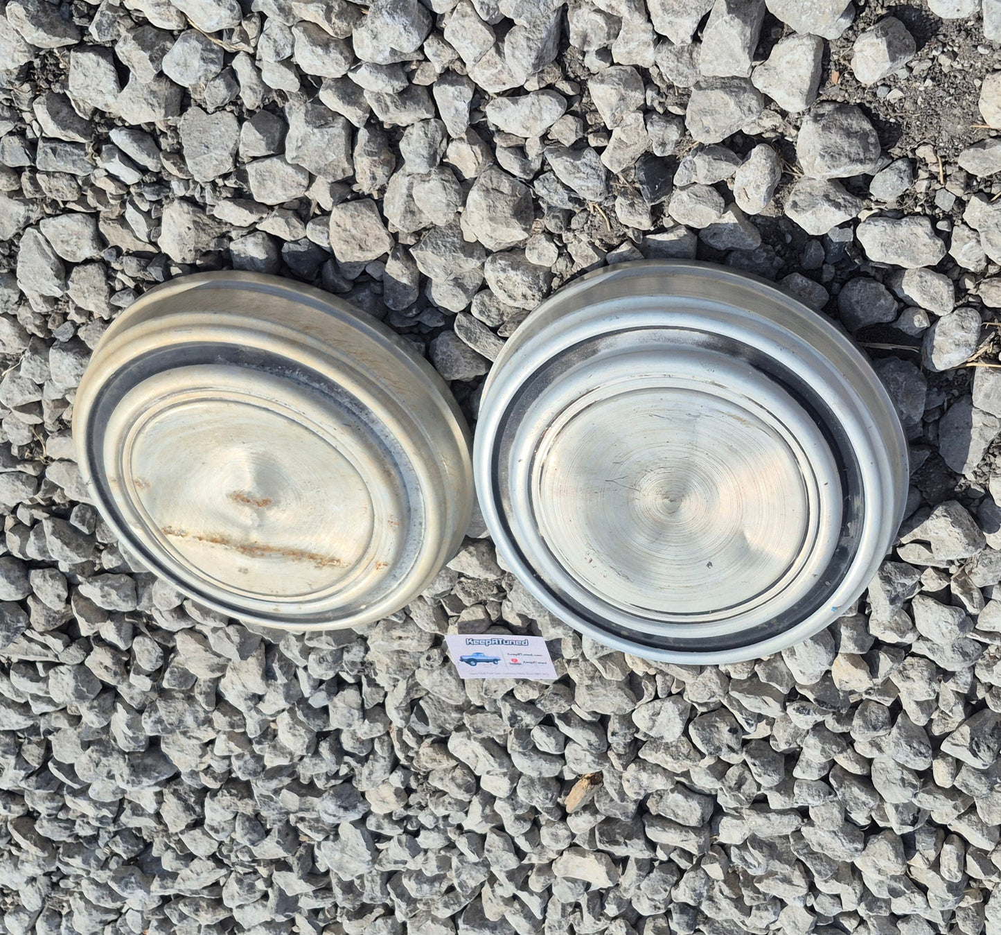 Dog Dish Hub caps 1980-1994 Ram 2WD 3/4 1 Ton D250 D350 (Set of 2)