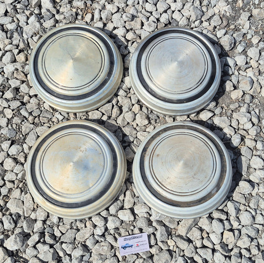 Dog Dish Hub caps 1980-1994 Ram 2WD 3/4 1 Ton D250 D350 (Set of 4)