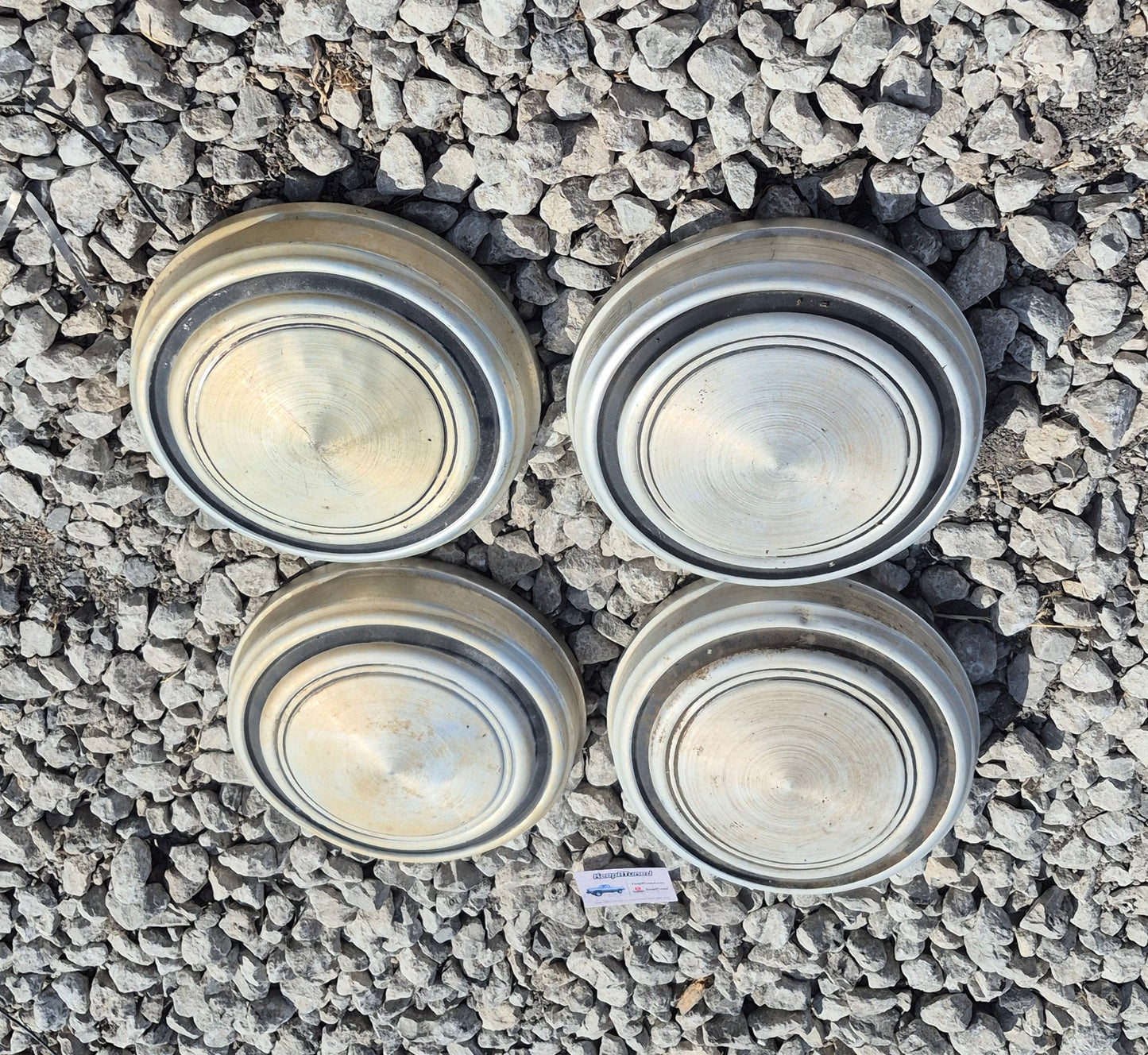 Dog Dish Hub caps 1980-1994 Ram 2WD 3/4 1 Ton D250 D350 (Set of 4)