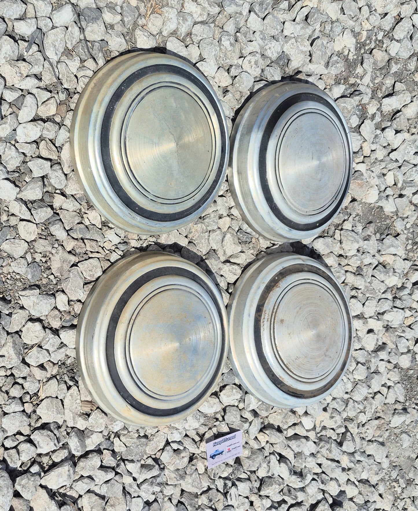 Dog Dish Hub caps 1980-1994 Ram 2WD 3/4 1 Ton D250 D350 (Set of 4)