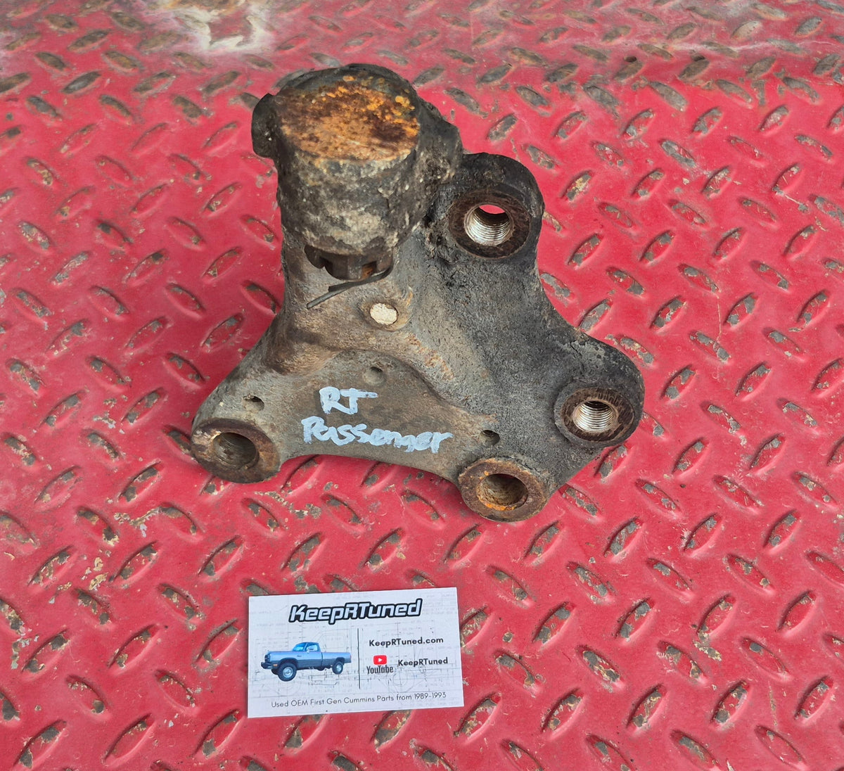 Front Spindle Passenger Side Cummins 89-93 Dodge Ram 1st Gen 4000lb Diesel