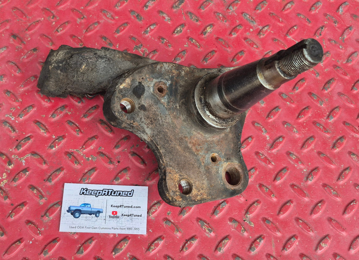 Front Spindle Passenger Side Cummins 89-93 Dodge Ram 1st Gen 4000lb Diesel