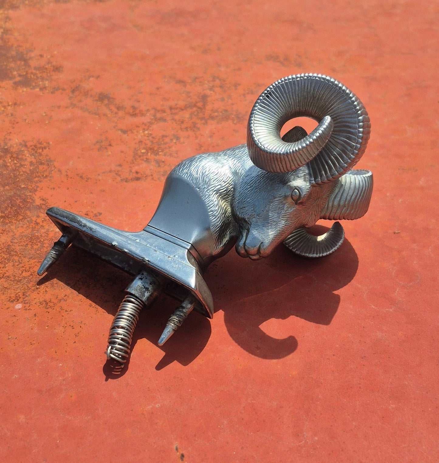 Rams Head Hood Ornament OEM (C) Used