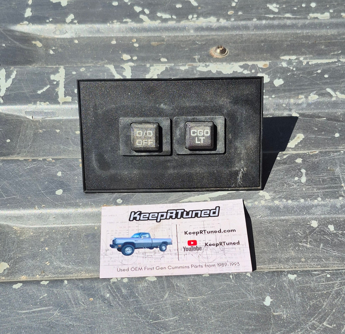 Cargo Light Switch With Overdrive (91 Auto Cummins)