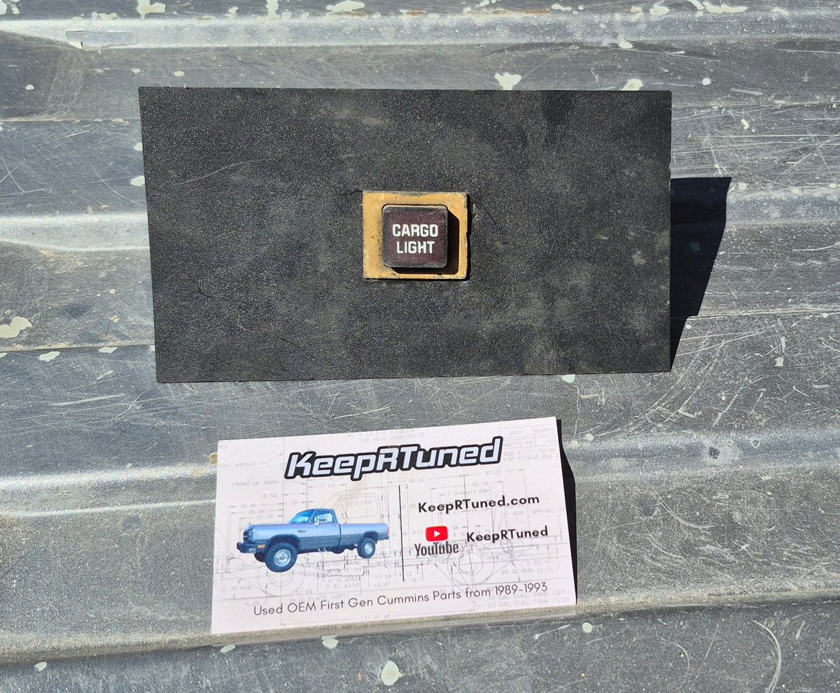Cargo Light Switch Flexible Black Panel 89-91