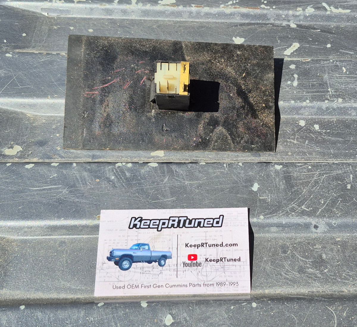 Cargo Light Switch Flexible Black Panel 89-91