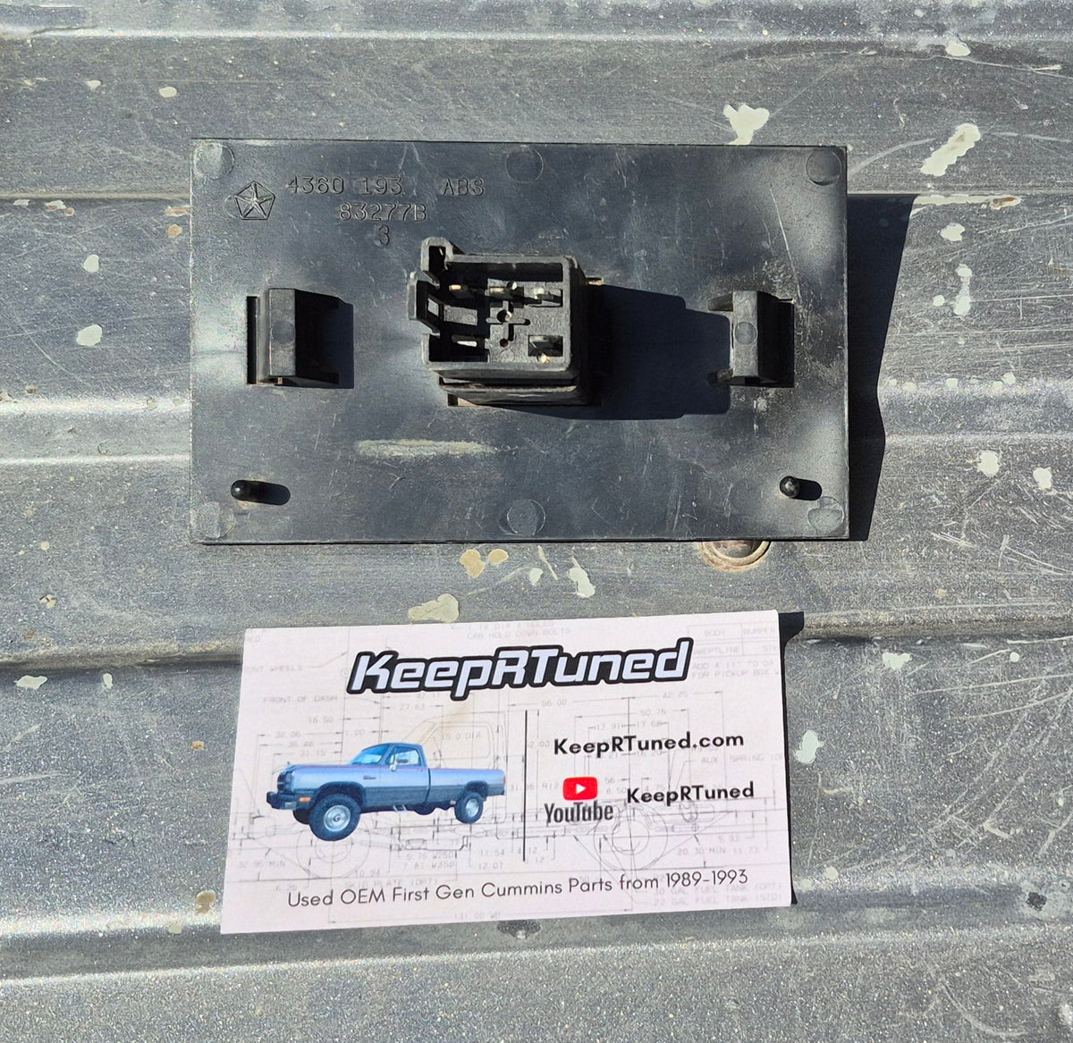 Cargo Light Switch (Manual No Overdrive) 92-93 Plug