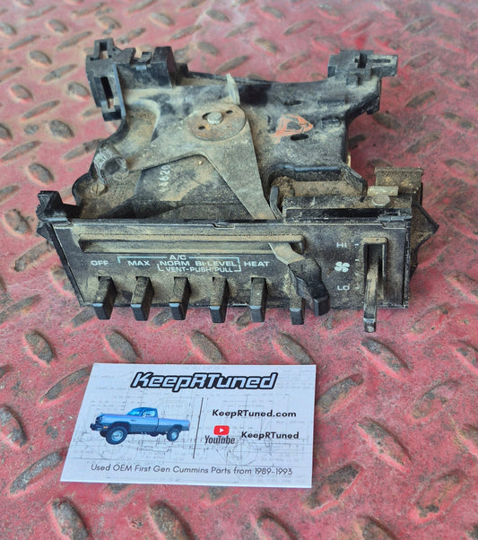 Climate Heat Ac Control 1981-1993 First Gen Cummins