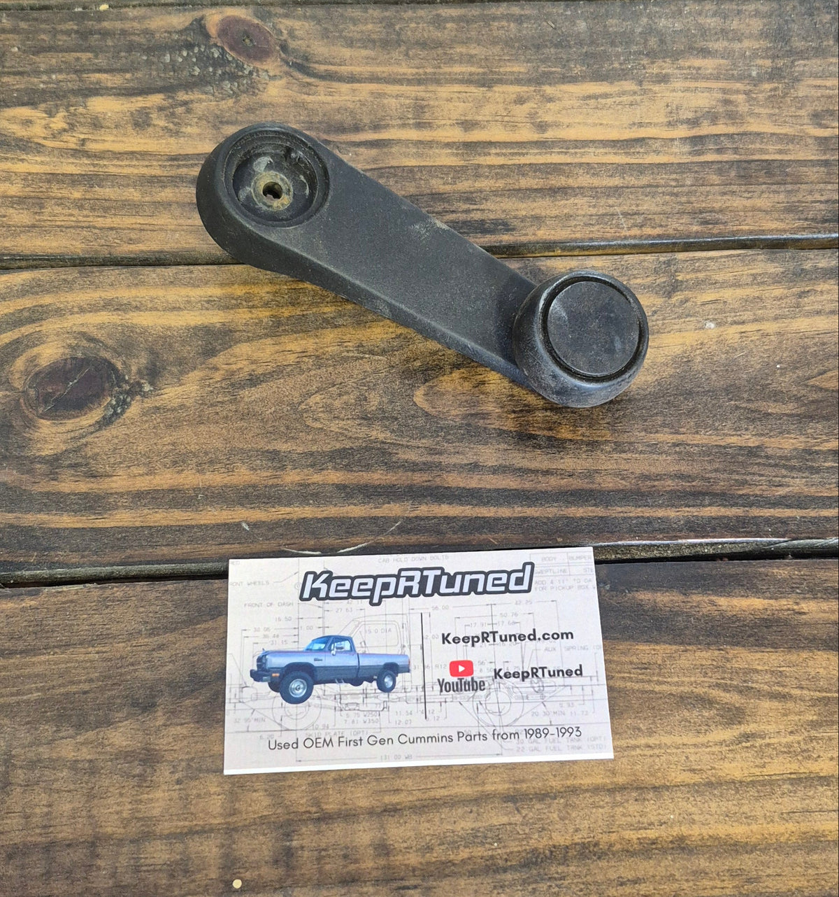 Manual Window Crank Handle - Black