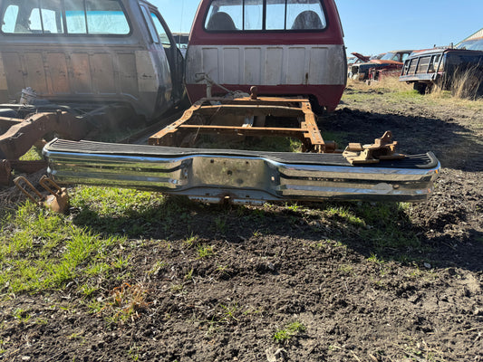 Step Pad Rear Bumper With Brackets First Gen Cummins 89-93 Dodge Ram (Local Pickup)