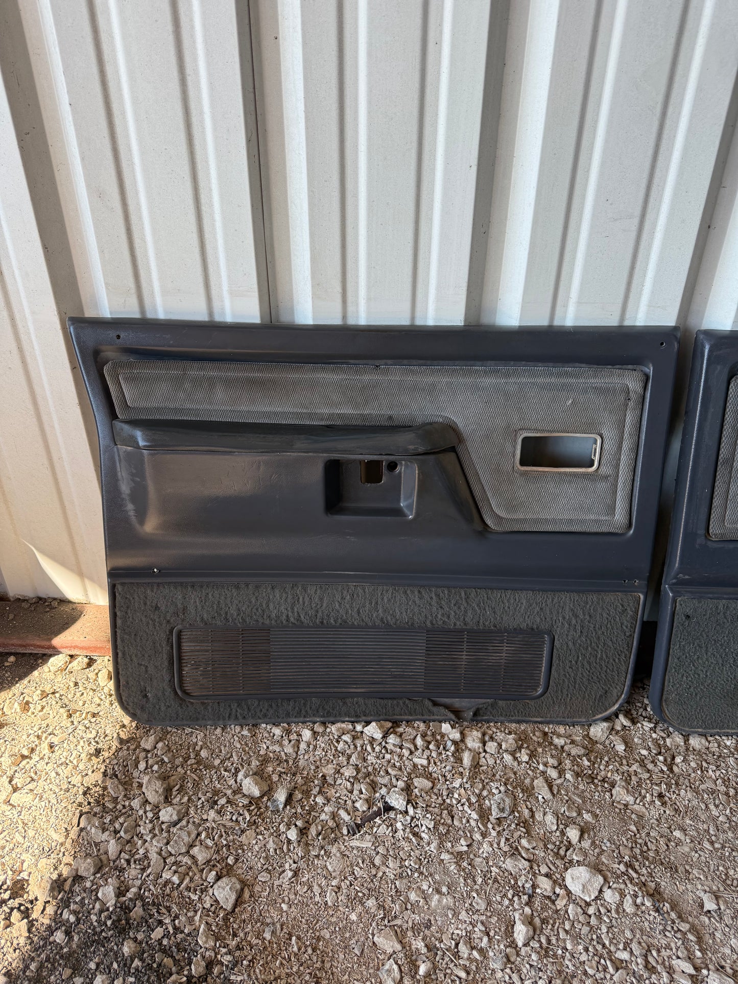 Door Panels Automatic Windows Grey Set 91-93 Dodge Ram