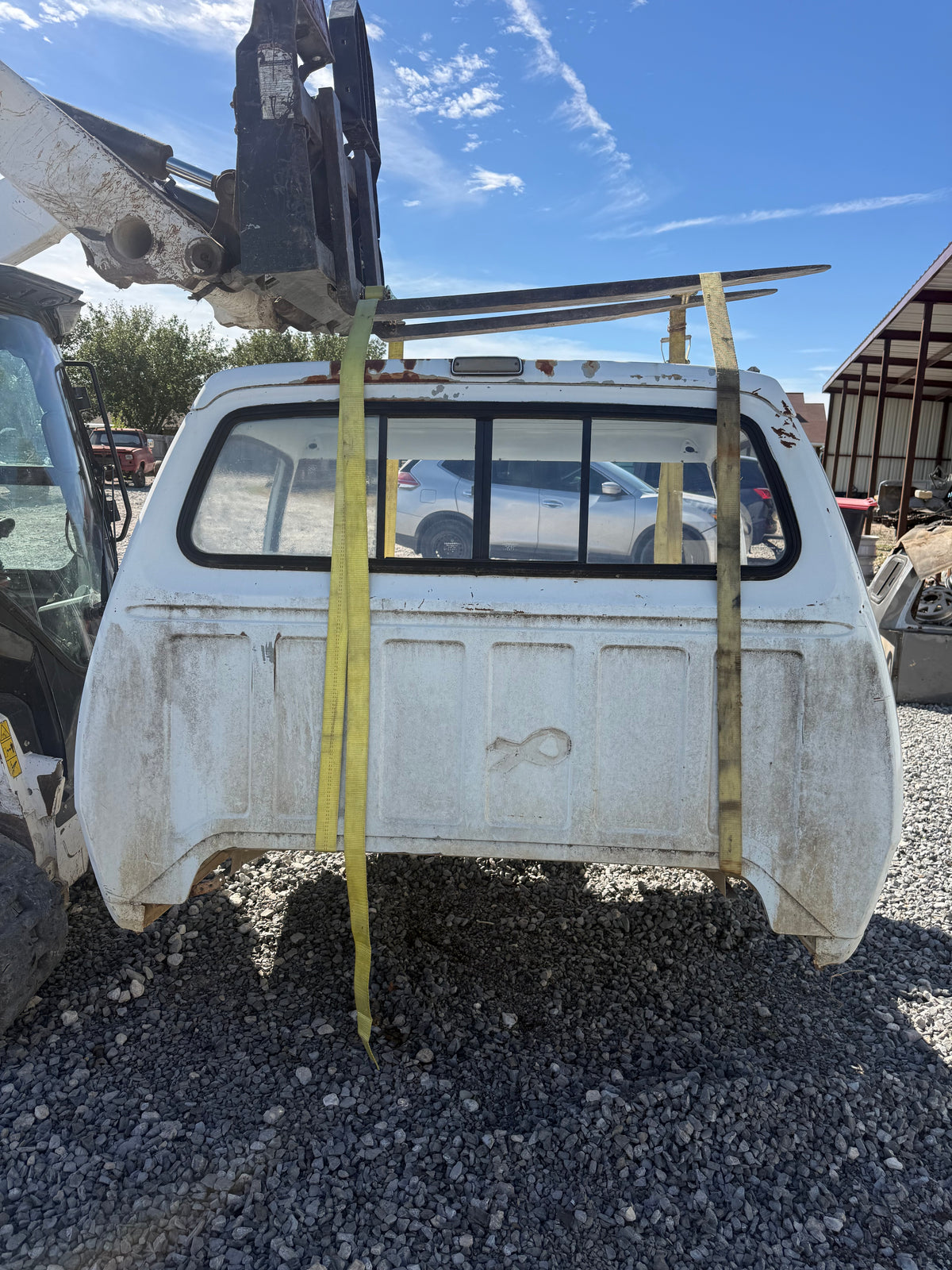 Single Cab White Truck Cab 1993 First Gen Cummins Dodge Ram Local Pickup Large Hump