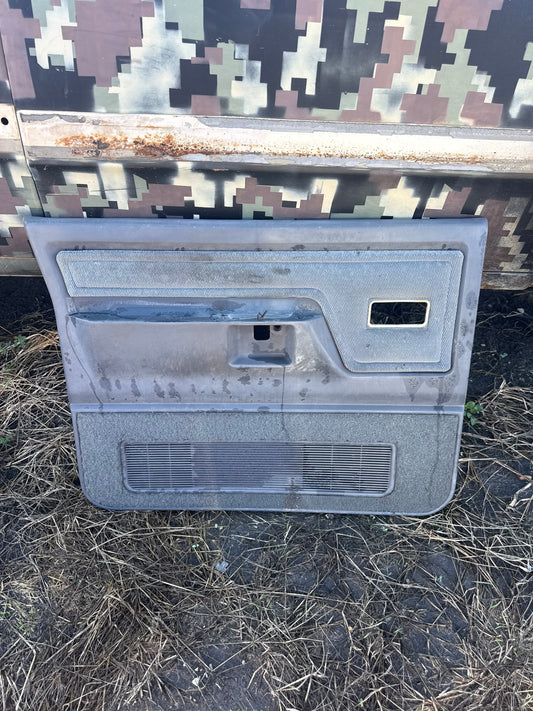 Door Panel Grey Drivers Side Automatic 91-93 Dodge Ram 1st Gen Cummins