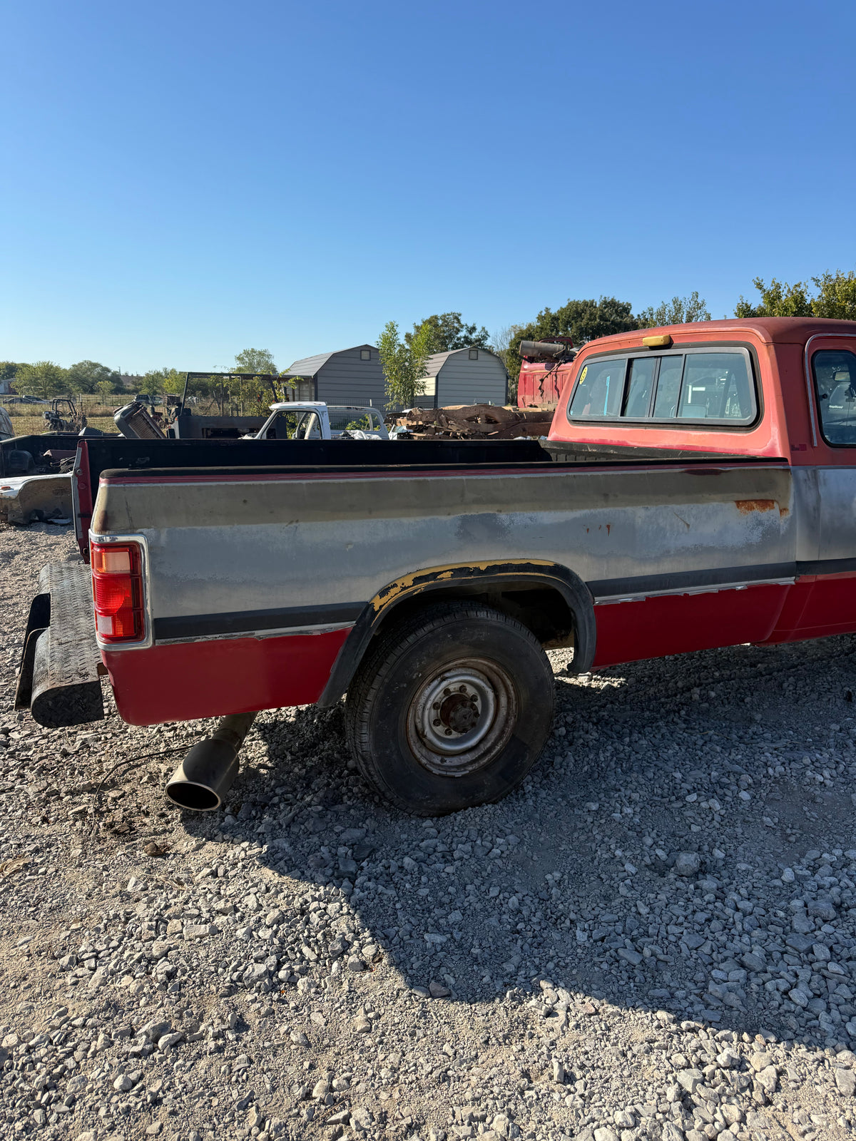 Red And Grey Long Bed (Local Pickup)