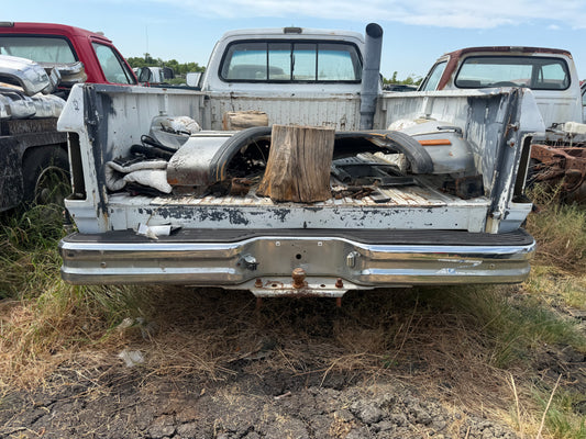 Rear Chrome Step Pad Bumper First Gen Cummins 91-93 (Local Pickup or Extra for Freight)