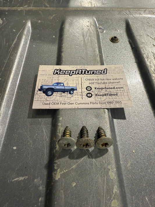 Door Latch Torx Bolts (3) First Gen