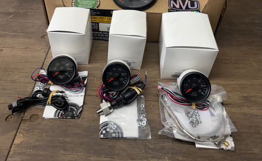 New Vintage USA Detroit NV Gauges Boost EGT Fuel Pressure 1st Gen Cummins New In Box 89-93 First Gen Cummins