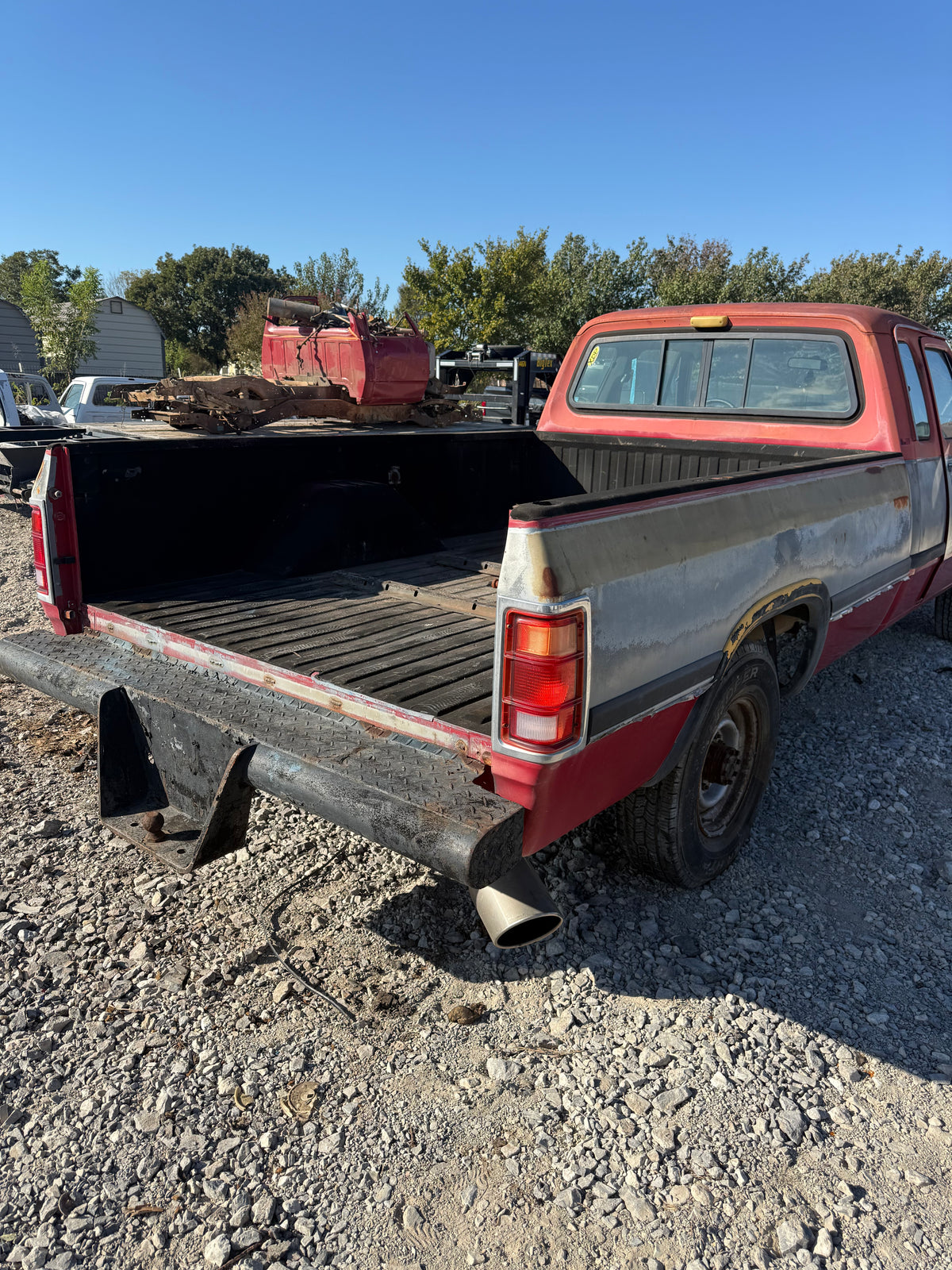 Red And Grey Long Bed (Local Pickup)