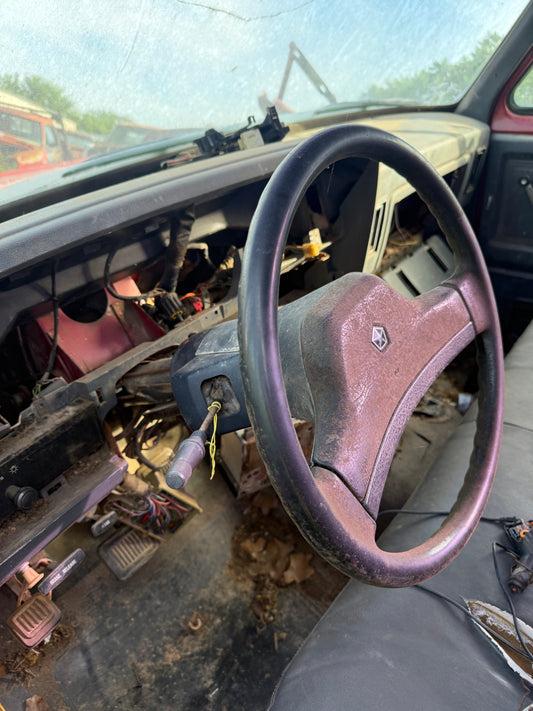 Steering Column 89-90 Dodge Ram Cummins Manual (No Tilt) With Turn Signal And Wiper Controls, Ignition And Key