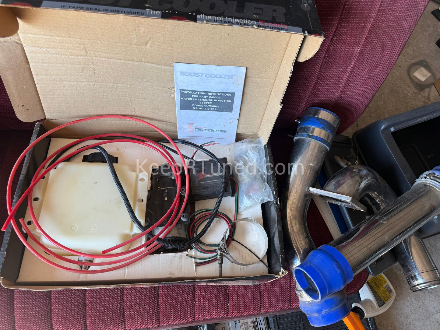 Water to Methanol Injection System For First Gen Cummins With Intake Piping