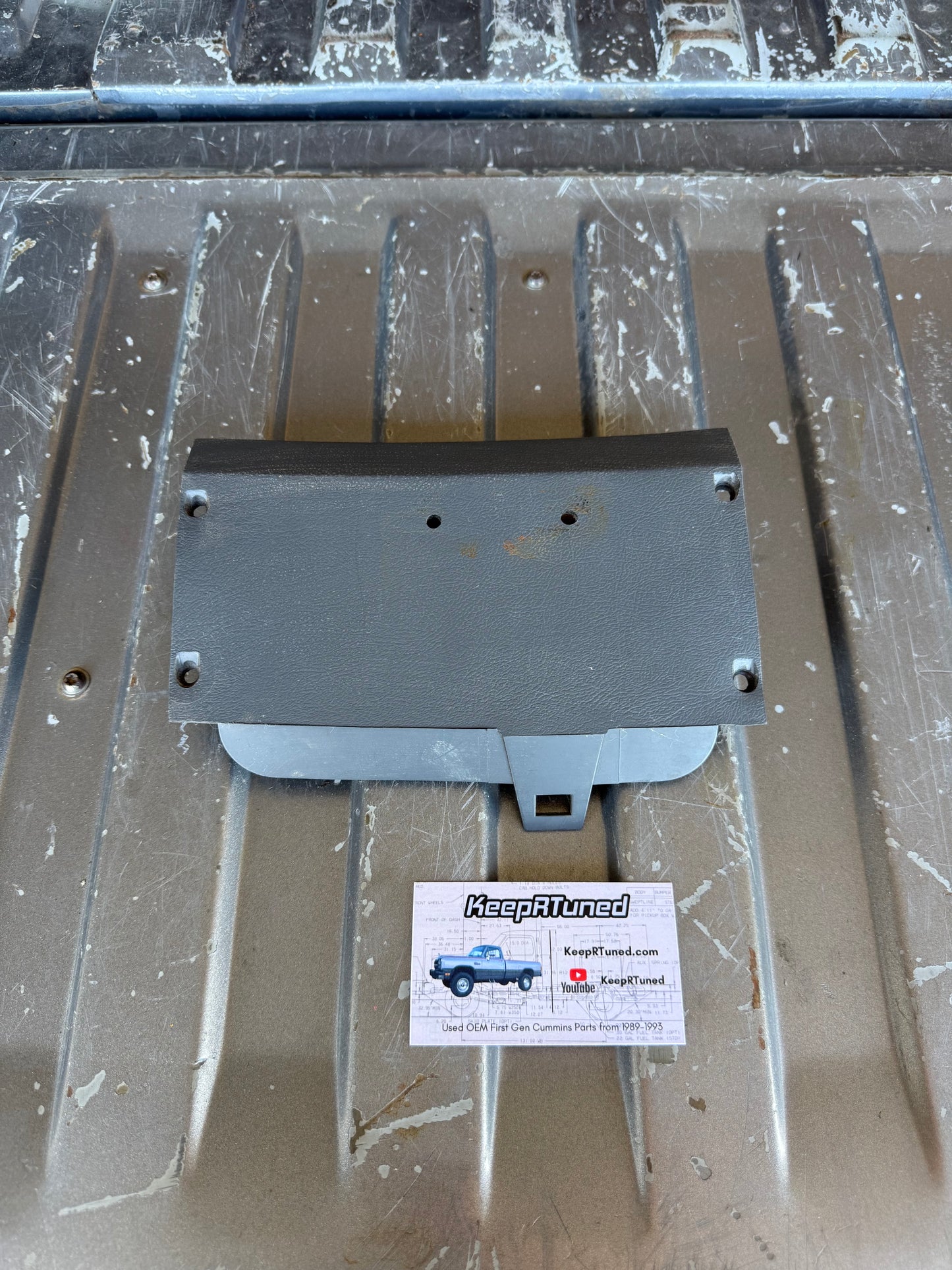 Trim - Grey Fuse Box Dash Trim 1st Gen Cummins