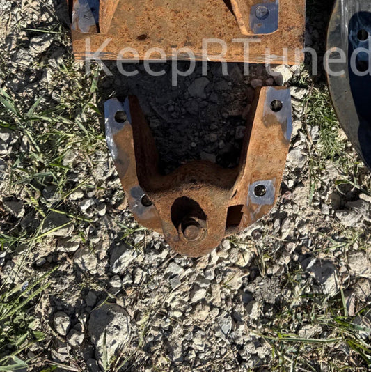 Rear Leaf Spring Hangar (passenger side front of the rear of the vehicle)