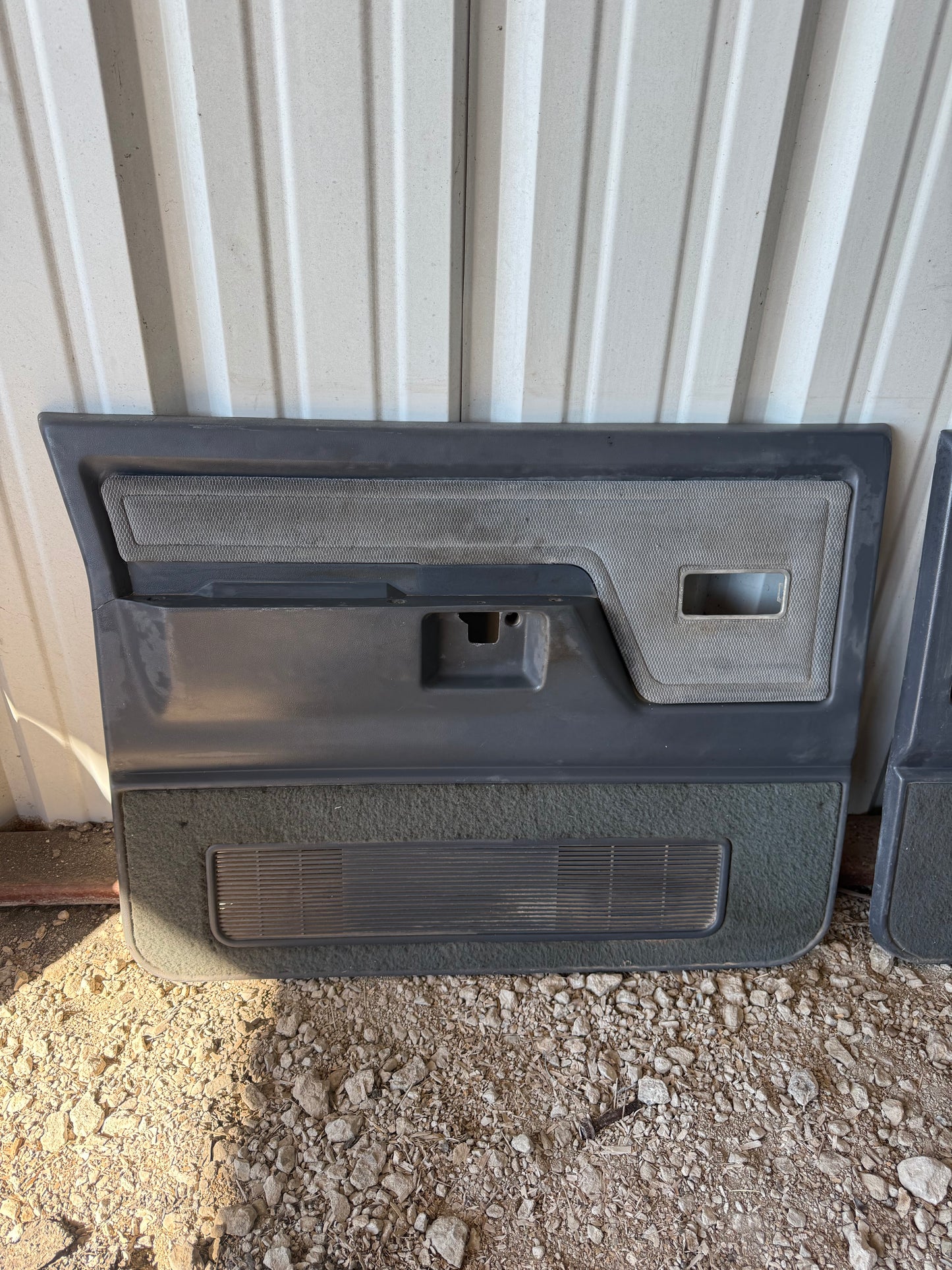 Door Panels Automatic Windows Grey Set 91-93 Dodge Ram