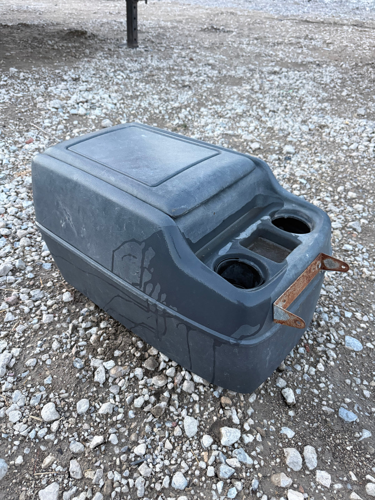 Center Console Grey For Captain Seats 89-93 Dodge Ram Cummins