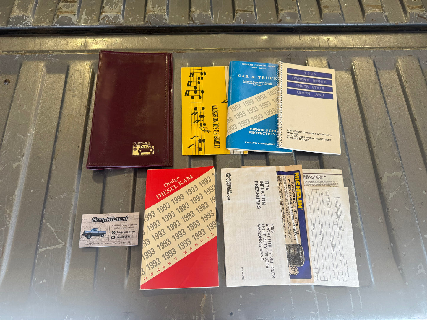 Owners Manual And Owners Packet 1993 1st Gen Cummins