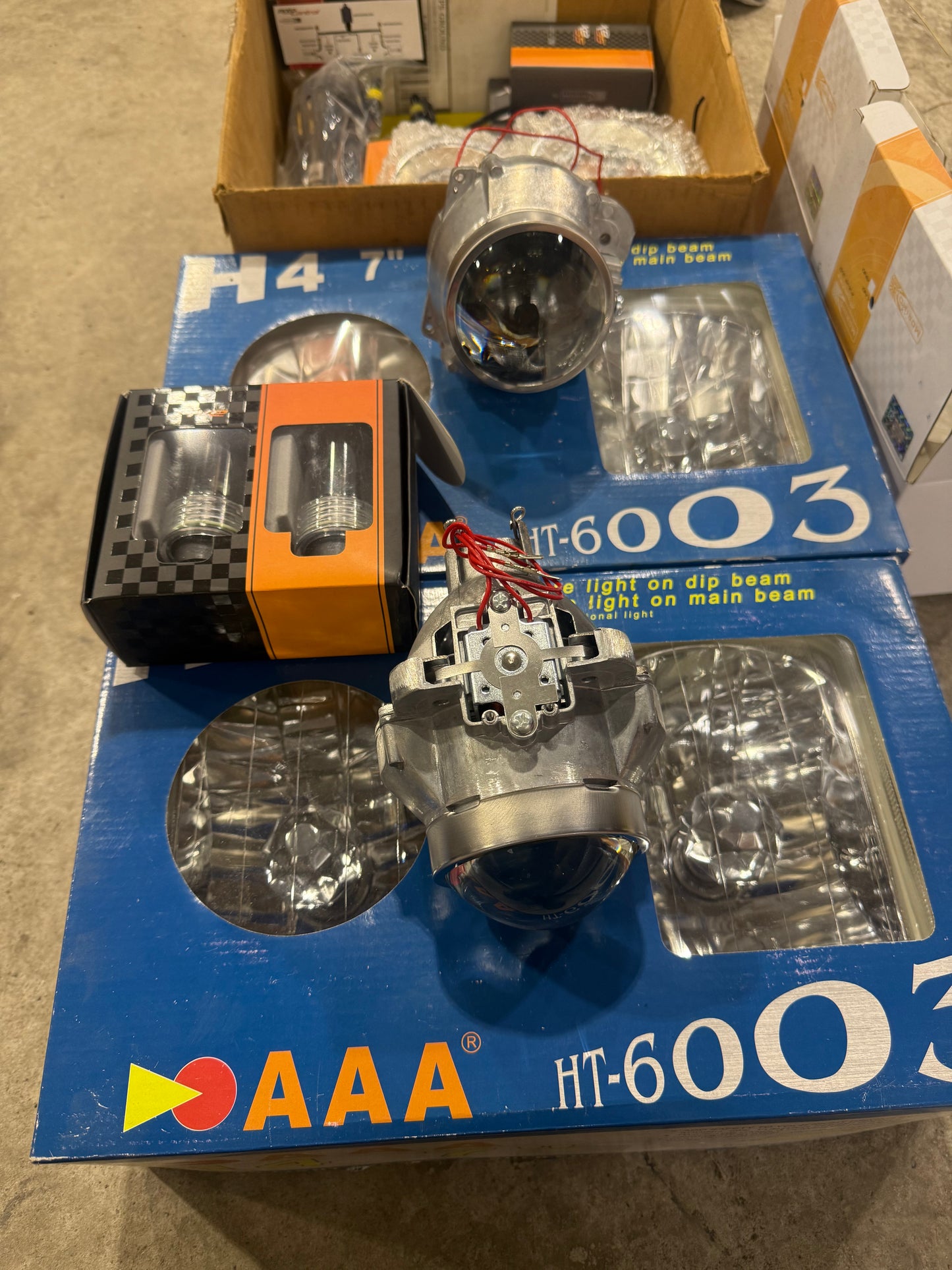Headlight Building Kit Projector LED