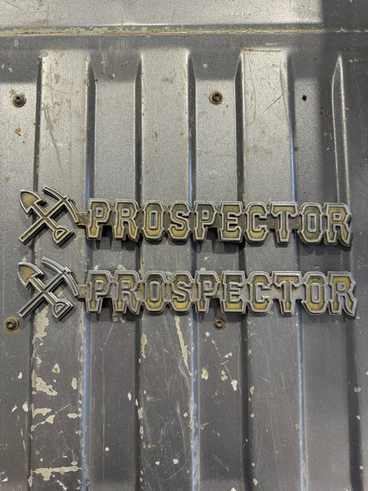 Prospector Badges Set