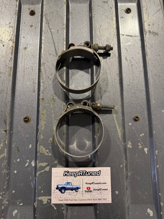 Intercooler Boot Clamps Pair of 2