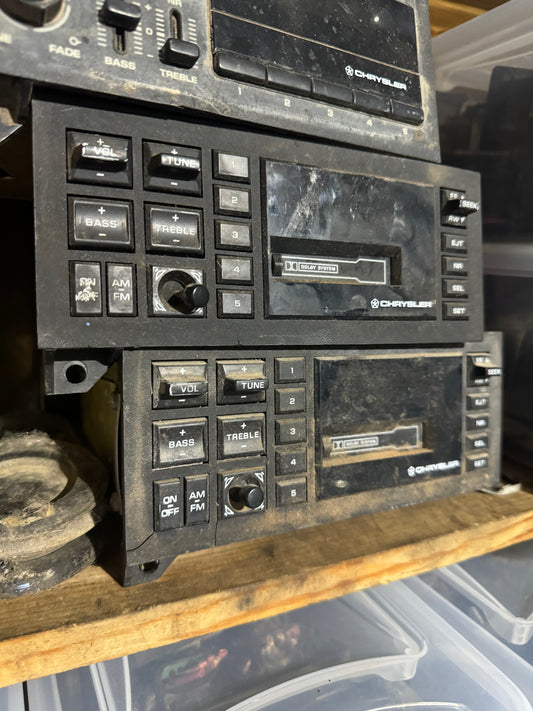 Radio - Factory Radio With Casette Tape Player