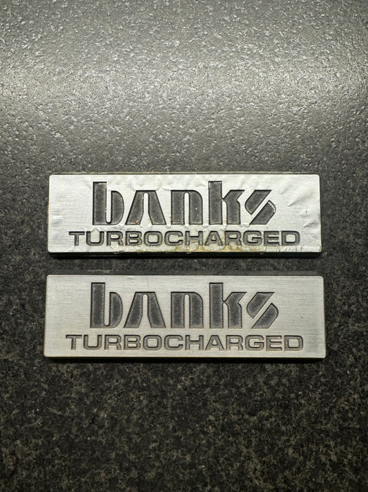 Banks Turbocharged Emblems Set