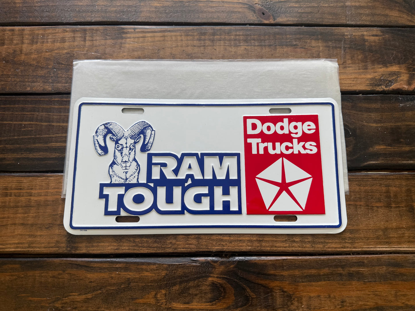 Ram Tough Dodge Trucks License Plate Collectible NOS
