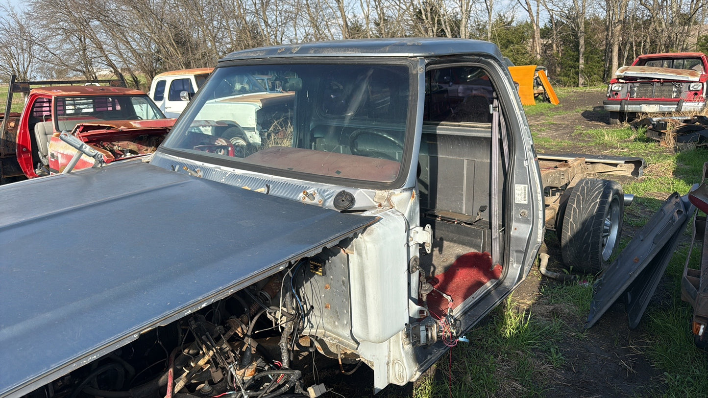 Single Cab Silver Grey Truck Cab 1993 First Gen Cummins Dodge Ram Local Pickup