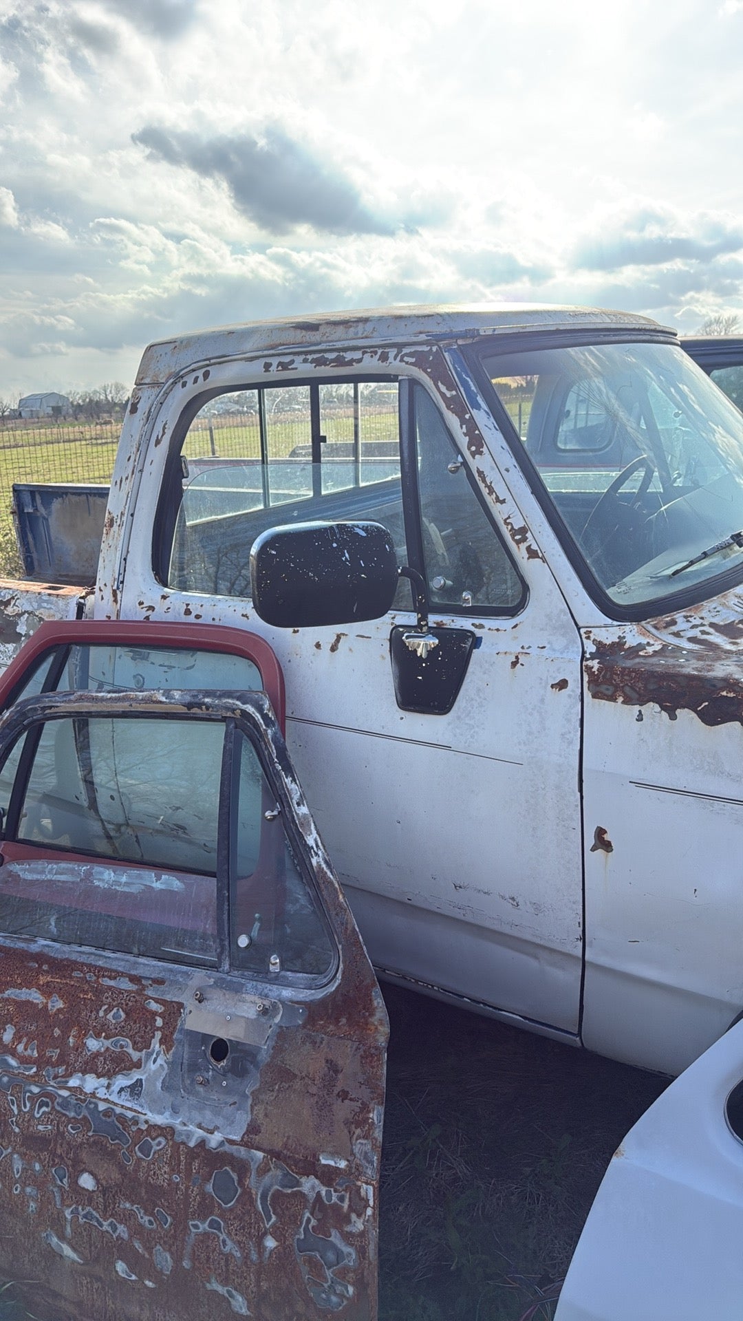 Single Cab White Truck Cab 1991 First Gen Cummins Dodge Ram Local Pickup