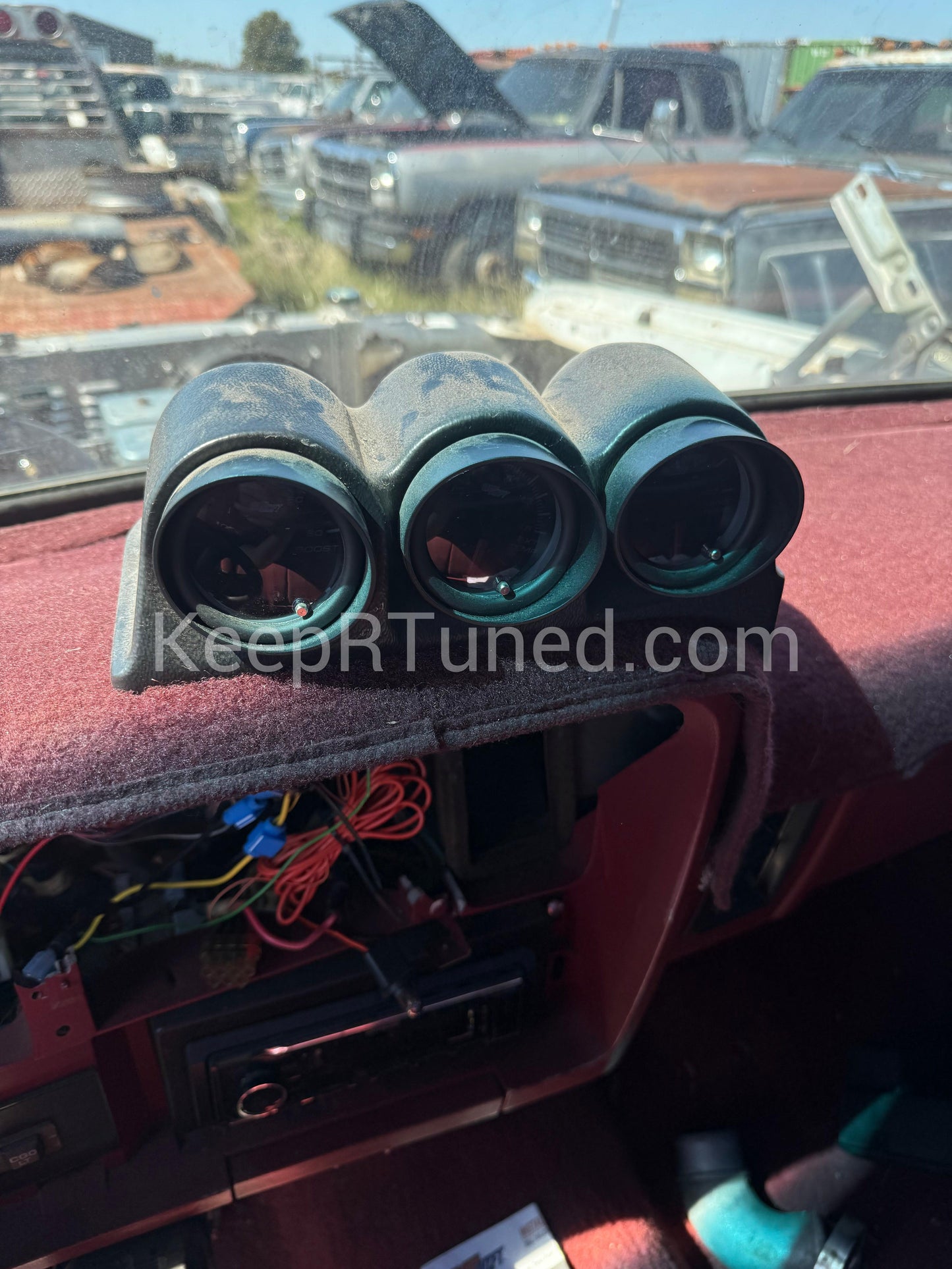 Glow shift Gauges and Pod with all Wiring etc