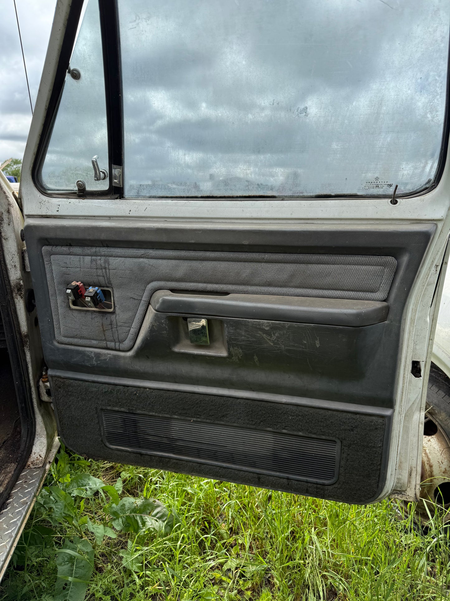 Door Panel Electric Grey Passenger Side
