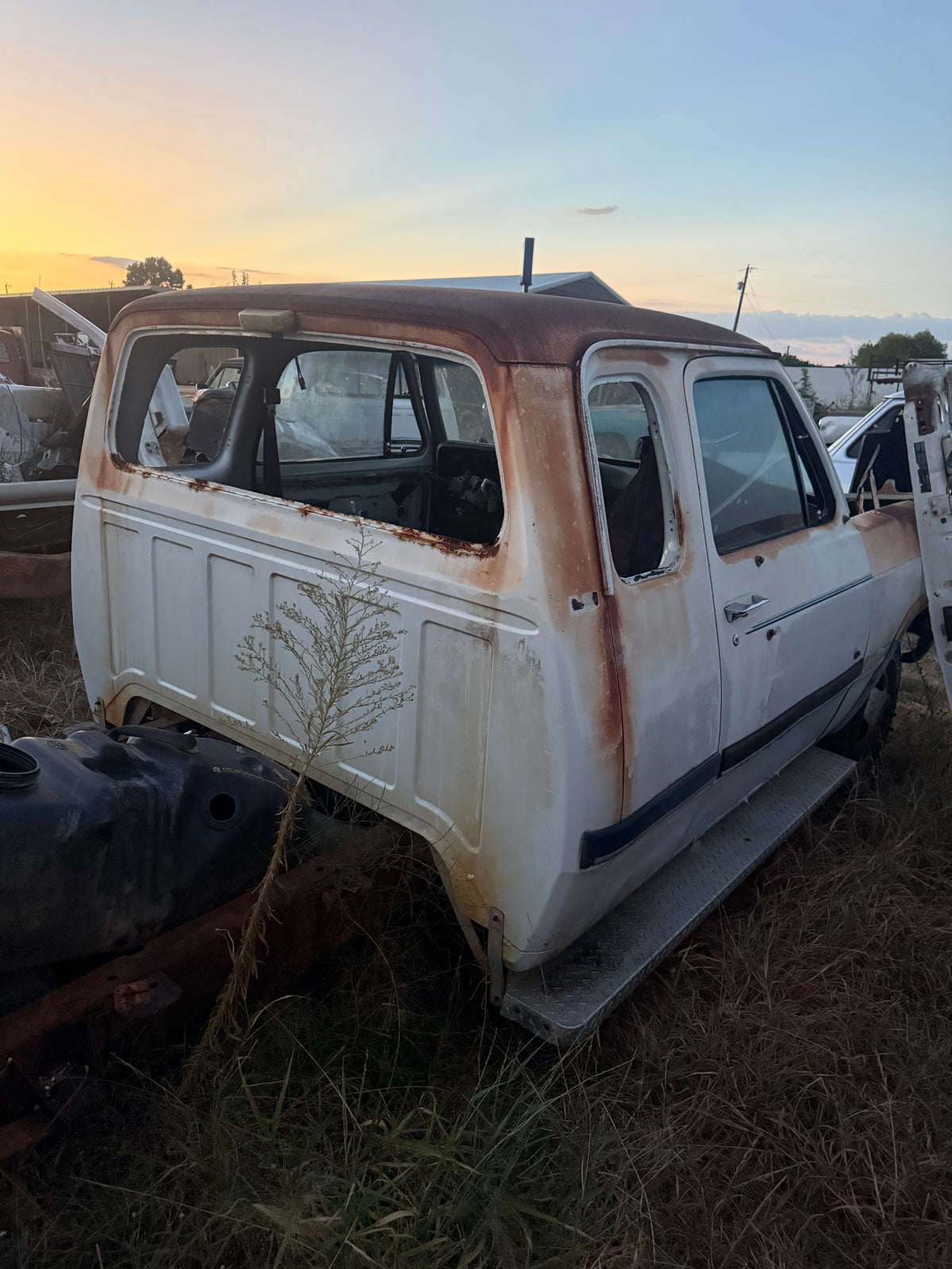 Club Cab White (bare cab) 1993 Dodge Ram 1st Gen Cummins Local Pickup